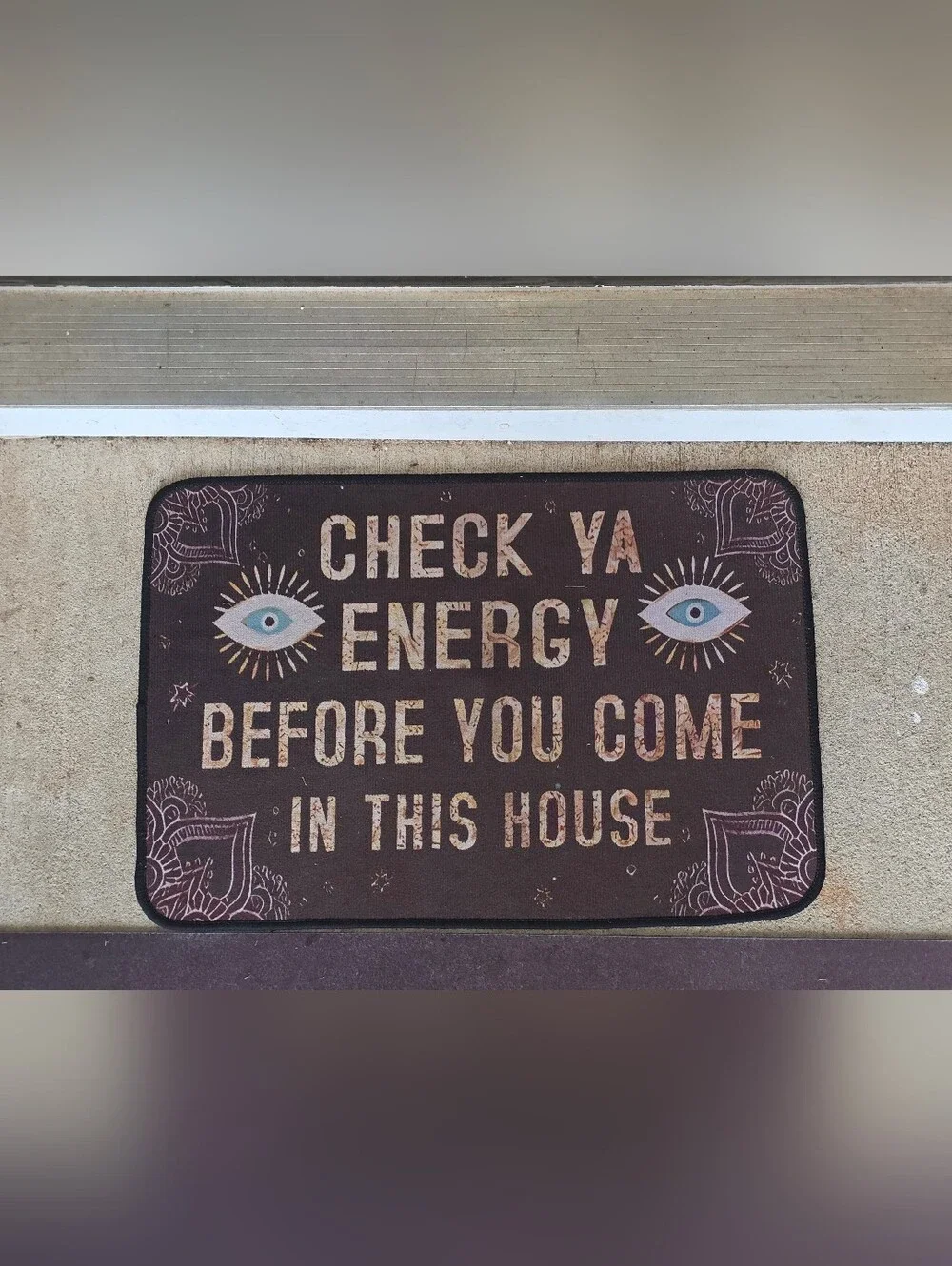 Check Ya Energy Doormat